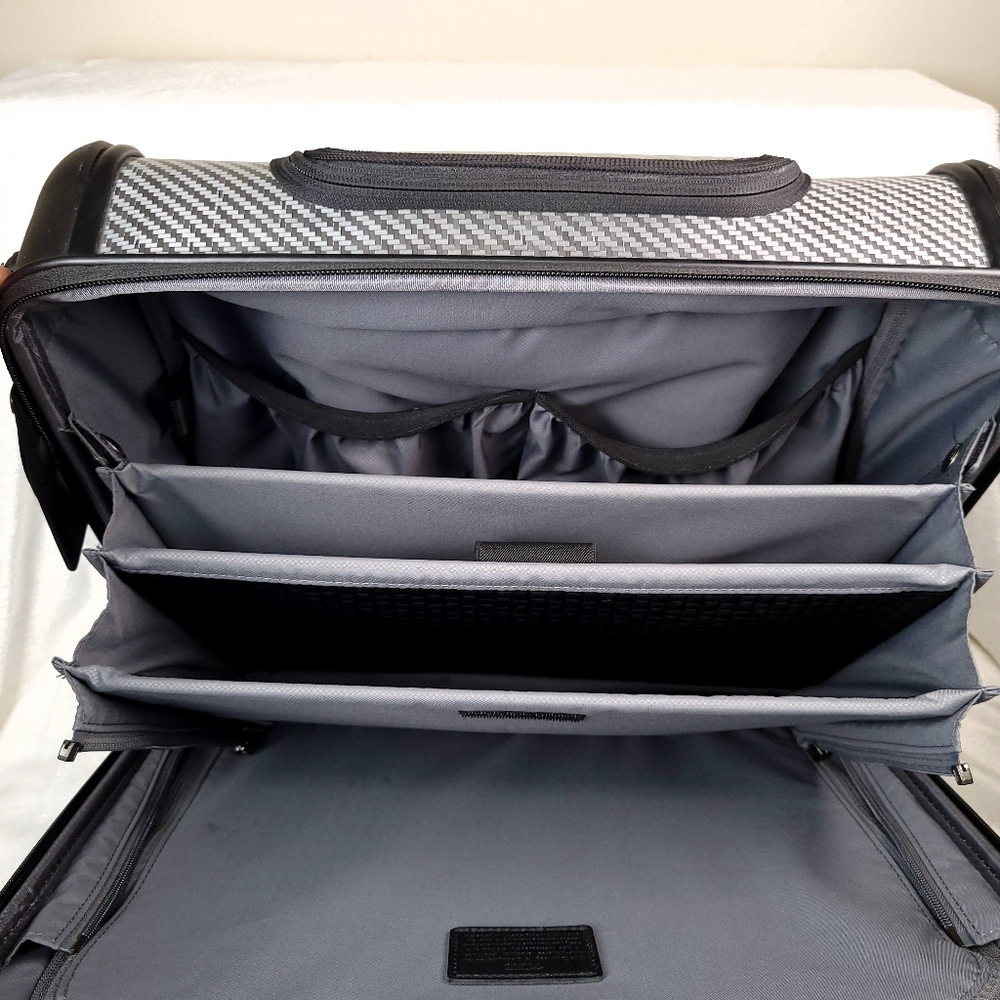 Tumi Graphite and Black Carry-On Luggage - Picture 12 of 16